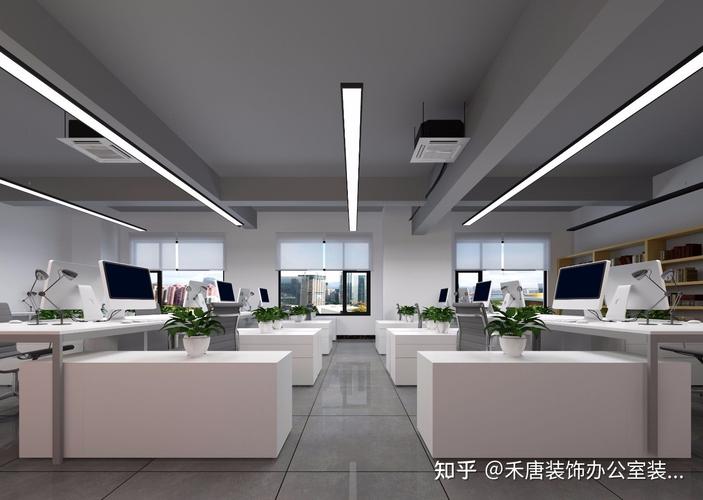 网络科技办公室装修设计效果图 网络科技装修设计方案